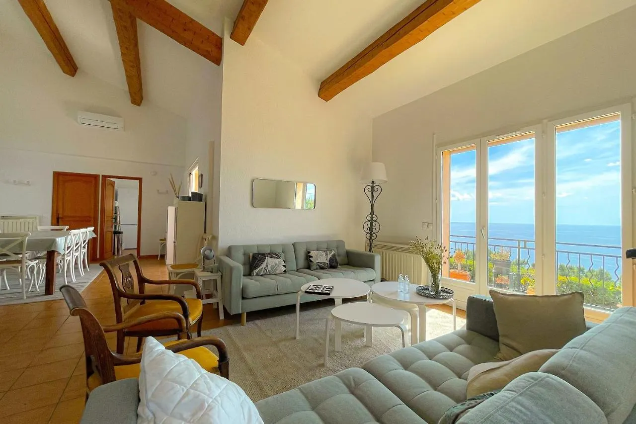 Family Villa With Unique Sea View For 11People Saint-Raphael  France